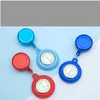 Newest Colorful Nurse Pocket watches Nursing Doctor Hospital Clips Pocket Retractable Hang Quartz Watch Lumious Design Clock