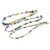Otras cuentas de vidrio de lámpara colorida de 6/8/10 mm de forma redonda de forma redonda para joyas para el collar Accesorios de bricolaje Wynn22