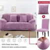 Stol t￤cker sammet plysch tjockare soffa all-inclusive elastisk sektionssoffa f￶r vardagsrumschaise longue l format h￶rn 220922