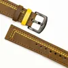 Faixa de 20mm / 22mm para Amazfit 42mm / 47mm / GTR2 / 2E / Stratos 3 GTS / 2 / 2E / GTS2 Mini / GT Belt Pulseira de couro Amazfit Bip / Pace Strap G220420