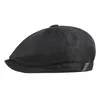 Baretten Grote Grote Sboy Cap mannen Katoen 8 Panel Hoed Casual Baker Boy Caps Gatsby Retro Hoeden Boina baret Voor MaleBerets