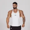 Débardeurs Débardeurs pour hommes Noir Bodybuilding Hommes Gym Fitness Coton Chemise sans manches Stringer Singlet Mâle Été Casual Gilet Formation Tissu