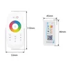 Controlador LED inalámbrico DC5-24V Tuya WIFI para Smart Life Work con Alexa Google Home Alice RGB Dual White RGBCCT de un solo color