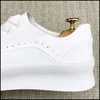 Fashion Designer Blanc Blanc Fond de bas de lacets Hommes Plateaux Casual Chaussures Homme Marche Sneakers Zapatillas Hombre