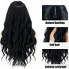 Parrucche sintetiche Wig Wig Wir Black With With Bangs Resistente ai capelli resistenti al calore Cosplay femmina Kend22
