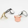 Home 360° Fashion Universal Mobile Phone Ring Stent Cell Phone Ring Holder Oval Finger Grip Phone Stand Holder Party Favor ZC1218