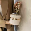 Mini crossbody tote bag for women 2022 moda na design caixa viagem bolsas ombro e com alça corrente grossa 220416