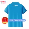 Summer Child Solid Kolor Polo koszule z krótkim rękawem oddychające dzieci