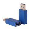Extensor padrão do conector USB 3.0 Tipo A Male A Conversor de acoplador de adaptador feminino para laptop PC azul