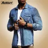 Uomini Slim Fit Jeans Jacket Cowboy Fashion Bomber Outwear Jacket Denim Coat Abbigliamento Uomo s Jean Jacket Hip Hop Solid Coat LJ201013