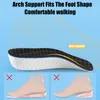 Höhe erhöhen Einlegesohlen für Männer Frauen Schuhe Plattfüße Arch Support Orthopädische Einlegesohlen Turnschuhe Ferse Lift Memory Foam Schuh Pads 220713