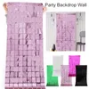 Party Decoration Sequin Backdrop Decor Curtain 1 2m Foil Tinsel Baby Shower Birthday Shimmer Wall Wedding BackdropsParty
