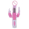Dingye 12 Função Vibração G Spot Triple Vibrator 4 Velocidade Rotação Rabbit Anal Toy Sexy Product for Women