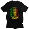 T-shirts hommes Jamaïque Drapeau Rasta T-shirt Hommes Coton Loisirs T-shirt Streetwear Hip Hop Tshirt Manches Courtes Jamaïcaine Fierté Te307P