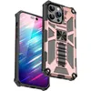 iPhone 14 Pro Max Maxhybrid Armor Invisible Kickstand Magnetic Shopproof Back Cover D1 용 휴대폰 케이스