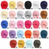 Cappelli cappelli morbidi batton berretti di cotone nati orecchietti nodo turbante per bambini per bambini accessori per headwrap capscaps capscaps