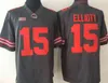 Xflsp College Ohio State Buckeyes Football Jersey 15 Ezekiel Elliott 16 J.T Barrett 18 Tate Martell 21 Parris Campbell 24 Shaun Wade 25 Mike Weber Jr