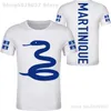 MARTINIQUE t shirt diy free custom made name number mtq t-shirt nation flag mq french country college print po s clothing 220609