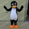Halloween Cute Penguin Mascot Costume Wysokiej jakości kreskówkowy Anime Teme Postacie Dorośli rozmiar świątecznego stroju reklamowego na świeżym powietrzu