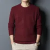 سترات الرجال عالي الجودة العلامة التجارية للأزياء المتماسكة المصمم Pullover 10 ٪ من الصوف Oneck Streetwear Sweater Men Men Casual Jumper Coreans Olg's Olg