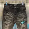 Mens Jeans Designer Fler väskor Overaller Dungarees Lastbälte Byxor Casual Slim-Ben Zaopper Motorcykel Biker Utomhus Jaktbyxor Toppkvalitet Storlek W29 W36