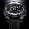 2020 Reef Tiger/RT Mens Designer Chronograph Watch With Date Nylon Strap Luminous Sport Watch Man Black Pilot Watch RGA3033 T200112