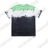 Nieuwe mode off hen's t-shirts marker pen graffiti kleur schilderij pijl print paarse t-shirt met korte mouwen mannen en vrouwen los