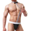 Sous-vêtements sexy slips 2022 sous-vêtements respirant string hommes costume de serveur body lingerie g-string287y