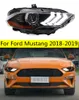 Car Styling Head Lamp For Ford Headlights 20 18-19 Mustang LED Headlight DRL Angel Eye Hid Bi Xenon Auto Accessories