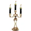 LED Candle Light Skeleton Halloween LED Candelabra Skull Party Lamp Halloween decoration lights ghost festival atmosphere Y20100624300815