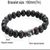 Bracelet de perles en pierre de lune naturelle pour hommes, Bracelet de bouddha tibétain, chakra, diffuseur de pierre de lave, bijoux cadeau GC1053