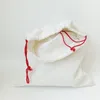 DHL Sublimation Blank Santa Säcke DIY PersonalLized Draw String Bag Weihnachtsgeschenktaschen Taschenwärmeübertragung 0805