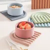 2PCS Nordic Style Rainbow Shape Silicone Coasters Placemat Table Mat Cup Pad Home Decoration Kitchen Accessories For Glass Pot W220406