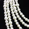 Luxury Beaded Pearl Necklace Gold Jewelry Freshwater Pearls Five Stand Chocker Jewelry Bridal Necklaces For Women2352461