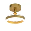 Pendantlampor Pendantaisle Corridor Light Luxury Simple Modern LED Suging Hanging Personlighet Creative Round Worchroom Balcony Entrance Lig