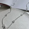 Designer 925 silverhalsband bokstäver hänge halsband för kvinnor män enkel stil smycken presentpaket 140mld6712728