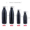 Custom Thermos Vacuum Flasks Stainless Steel Water Bottle Portable Sports Gift Insulated Flask Cups Drop 220704