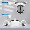 USB Magnetisk laddare Dockhållarstation för Oculus Quest 2 VR Headset Snabbladdningsställ Set 2 Tillbehör 220509