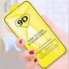 9D Cover Cover Screen Protector for iPhone 6/7/8/SE/XR/XR/XS 11 12 13 14 PRO MAX GLASS مع حزمة البيع بالتجزئة السريعة