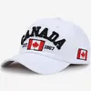 Wiosenne czapki baseballowe dla kobiet haft haftowy kanada klonowa czapka retro swoboda streetwear bawełniana casquette snapback czapka