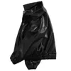 Кожаная куртка Men Black Soft Faux Leather Jutk