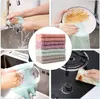 Mercan Duster Çift taraflı emici% 100 temiz kumaş kalınlaşmış tembel bulaşık kabı mutfak yağı ücretsiz silme kasesi silme elleri