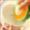 Cleaning Brushes Cute Fruit Shape Mti-Function Kitchen Sided Sponge Doubl Dhphe