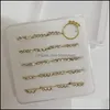 Łańcuchy brzucha 20pcs 10 mm miedziane kryształowe pierścionki Sier Sier Splated Gold Kolor Nos Nose Hoops Riving Body Biżuteria dla kobiet Akcesoria Bdesybag DH9VS