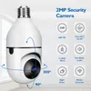 Wifi PTZ IP-camera's Afstandsbediening HD 360 ° kijkbeveiliging E27 Bulb Interface 1080P Draadloos 360 Rotate Auto Tracking Panoramische camera Gloeilamp