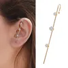 Stud Earrings 2022 Trend Stainless Steel Ear Cartilage Piercing Personality Crystal Exaggeration Party Woman JewelryStud