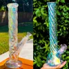 Bigle de verre de bécher Bongs colorés Bubbler Bubbler Pipes fumeurs en tête de gréement de tea cotère de glace épais