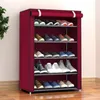Armário de armazenamento de sapatos Organizador de rack de prateleira de pó Storage