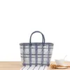 Handmade Transparent Women's Handbag Plastic Woven Summer Beach Bag Female Tote s Bohemia Large Small Ladies Shopper W220427262O