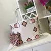 Designer Never tote kvinnor shopping kväll väskor lyx mode axel handväska MM GM läder rutig präglad neverfull totes hel väska